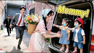 Poor flower girl rescued twins from trafficker—they're CEO's kids and called her"Mom"!Fate reversed!