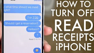 How To Turn Off Read Receipts On ANY iPhone! (2021