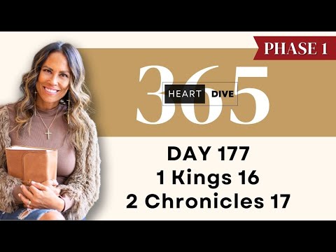 Day 177 1 Kings 16 & 2 Chronicles 17 | Daily One Year Bible Study | Audio Bible with Commentary