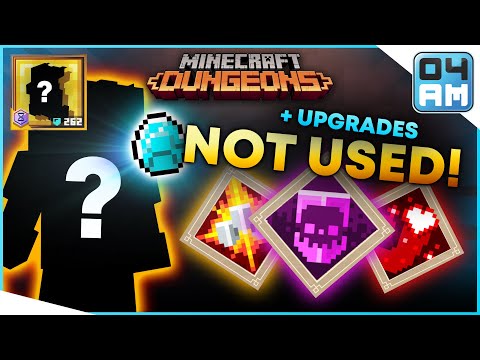 IMPOSSIBLE! UNUSED SECRET Enchantments  + UPGRADED Build Showcase in Minecraft Dungeons
