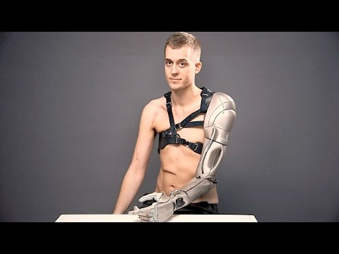 The man with the amazing arm has futuristic limb that includes phone charger, torch and even a DRONE