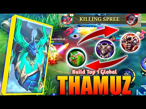 HYPER HYBRID THAMUZ IS BACK ! THAMUZ BEST BUILD AND EMBLEM ! MLBB