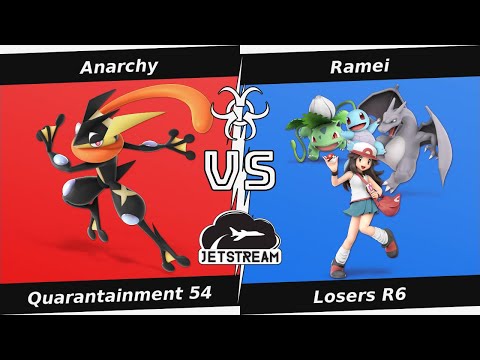 Quarantainment 54 Losers R6 - Anarchy (Greninja) Vs. Ramei (PKM Trainer) Smash Ultimate - SSBU