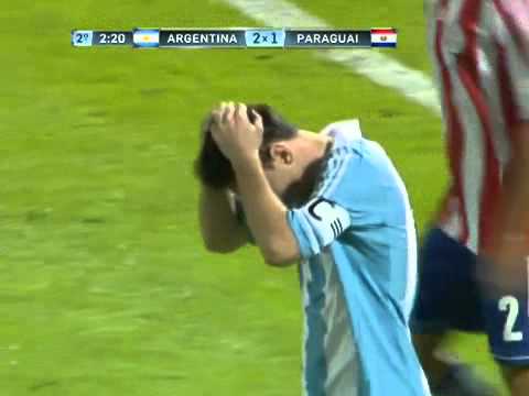 Argentina 3 - Paraguay 1 - Los Mejores Momentos- Eliminatorias Brasil 2014.