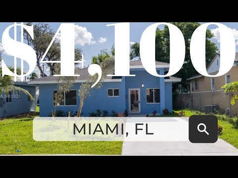 What $4,100 Rents gets YOU in Miami 2023 | Single family home | 4 bedroom 2 bath