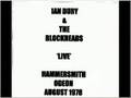 Ian Dury & The Blockheads-Sink My Boats@Hammersmith