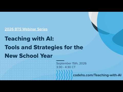 Teaching with AI: Tools and Strategies for the New School Year thumbnail
