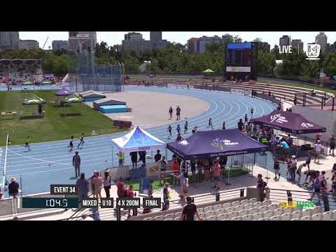 MIXED U10 4X200M FINAL - 2017 SUBWAY STATE RELAY CHAMPIONSHIPS // LAVicTV