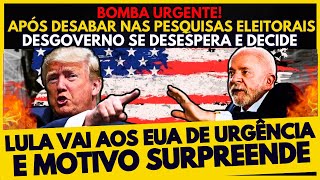 🚨URGENTE! LULA DECIDE IR AOS EUA ENCONTRAR COM TRUMP E MOTIVO NINGUÉM ESPERAVA!
