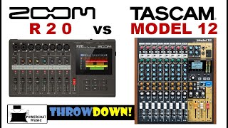 Video thumbnail for ZOOM R20 vs Tascam MODEL 12 by Powercoat Music