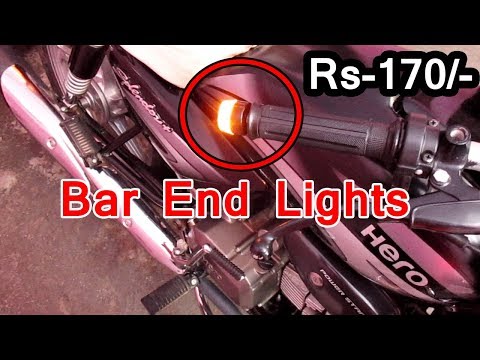 Bar end lights