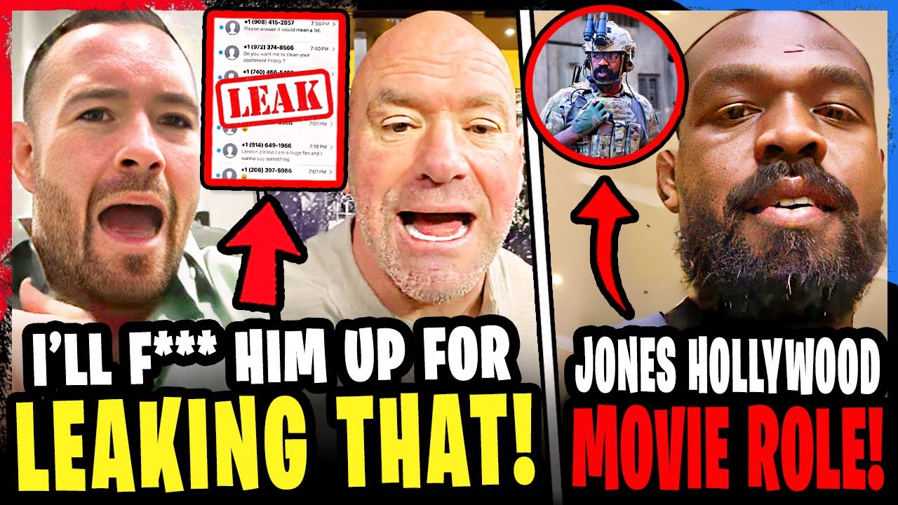 Colby Covington SENDS A WARNING to Gilbert Burns for LEAK! *FOOTAGE* Jon Jones REVEALS MOVIE DEBUT!