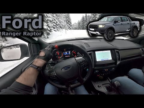 2021 Ford Ranger Raptor | POV test drive on snow