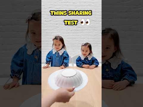 Twins Sharing Test: She Has 2 Cookies… Will She Share?