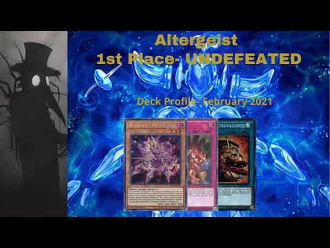 Yugioh! UNDEFEATED! 1st Place Locals Altergeist Deck Profile- February 2021
