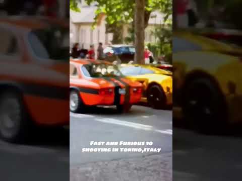 Fast and Furious 10 filming in  Torino, Italy 🇮🇪