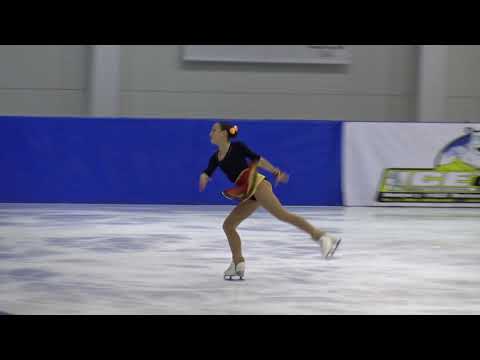 12. Santa Claus Cup 2018: Jana Ochrankova (SVK) - FS Advanced Novice Girls Short Program