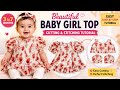 Trending Baby Girl Top Design Full Cutting Stitching Tutorial 3 7 Months Baby Dress