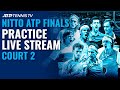 2020 Nitto ATP Finals: Live Stream Practice Court 2 (Wednesday)