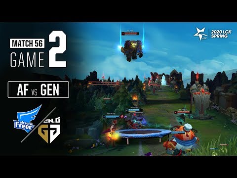 AF vs GEN | Match56 Game2 H/L | 2020 LCK Spring