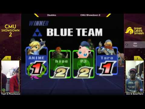 CMU Showdown 2 Doubles - Toph & Peachwave vs. Zen & Solarflare
