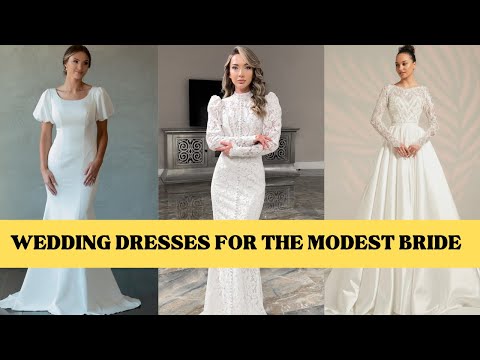 Simple & Elegant Modest Wedding Dresses 2023