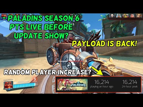 Paladins Season 6 PTS Is Live Before Update Show?