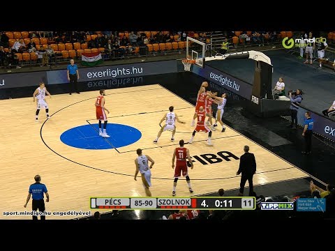 A Pécs vs Szolnoki Olaj 85-90 Magyar Kupa, negyeddöntő mérkőzés összefoglalója