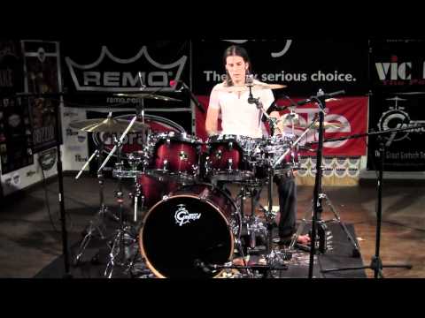 Greenbrier Percussion - Gretsch Renown 6pc Fusion Cherry Burst Drum Demo