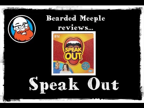 Bearded Meeple reviews : Speak Out