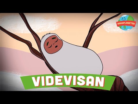 Animerad Barnplaneten video - Videvisan (Sov du lilla videung) med Pernilla Andersson