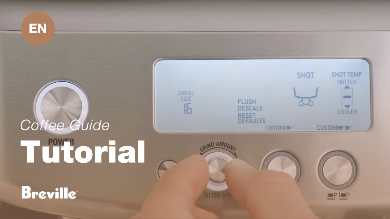 How to adjust the shot volume and temperature