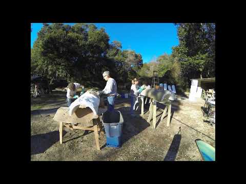 Concrete Tiki Sculpting