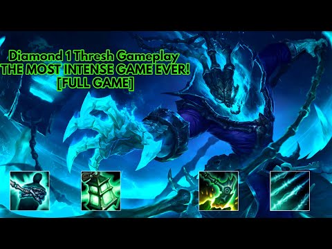 Diamond 1 Thresh Gameplay - THE MOST INTENSE GAME EVER! [FULL GAME]