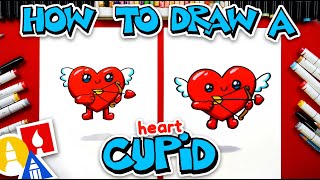 How To Draw A Heart Cupid For Valentine's Day