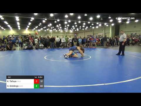 152 Lbs Rr Rnd 2 Kylee Tafoya Colorado Draw Vs Holli Giddings Kansas Dual