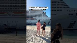 A Full Day On A Private Island With An 11 Month Old 🌴#beachbaby #cruisevlog #cruise #island