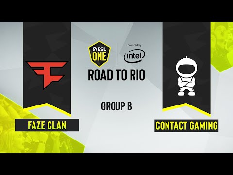CS:GO - FaZe Clan vs. c0ntact Gaming [Inferno] Map 1 - ESL One Road to Rio - Group B - EU