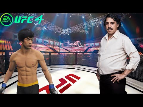 UFC 4 l Bruce Lee vs Pablo Escobar EA SPORTS - DRAGON FIGHT