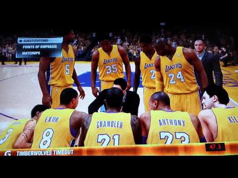 NBA 2K14 PS4 My Gm LA Lakers Ep 9