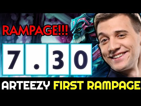 ARTEEZY First RAMPAGE on New 7.30 Patch Dota 2