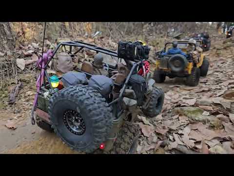 Enjoy RC CAR hiking on the weekends 2 - Team Scale Trail GoldMoon 2024.1.7