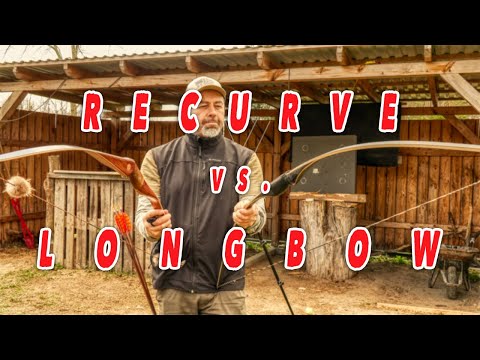 RECURVE vs. LONGBOW (46Ibs vs.60Ibs) Chrony Test ...