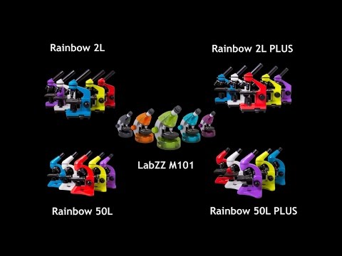 Учебные и детские микроскопы Levenhuk Rainbow и LabZZ: сравнительный видеообзор