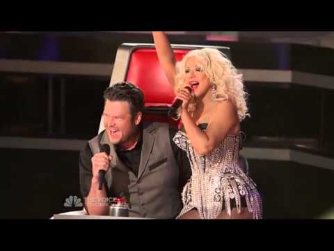 Christina Aguilera (Coaches Performing) - Start Me Up