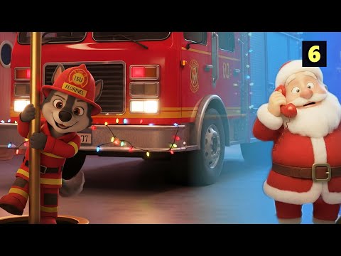 Pompierul Florinel 🚒 - Nino Nino! Ep. 6: Incendiu de Crăciun | Cântec Animat pentru Copii