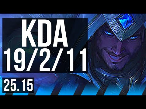 SYLAS vs ZED (MID) | 19/2/11, Legendary | KR Master | 25.15