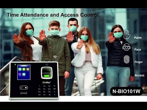 BioMax Face Attendance Machine  N-Bio101 W