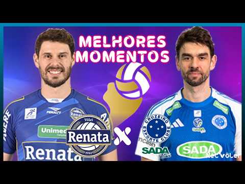 VIRADA DE CAMPEÃO | RENATA 3x2 CRUZEIRO | Melhores Momentos | FINAL Sul Americano Masculino 2026