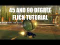 How to do 45 and 90 Degree Flicks | Rocket League Tutorial